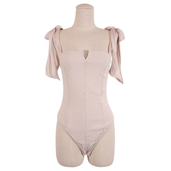 Intimately by Free People Tops - Free People Lola Bodysuit Harvest Moon Beige Sz Small